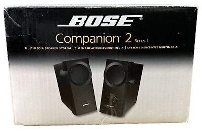 #ad BOSE Companion 2 Series I Computer Multimedia Speaker System Factory $139.99