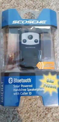 #ad #ad Scosche Bluetooth Solar Powered Handsfree Speakerphone with Caller ID $4.99