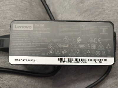 #ad OEM Lenovo 65W USB C Type C Laptop Charger Power Supply Adapter ADLX65YLC3A $12.35