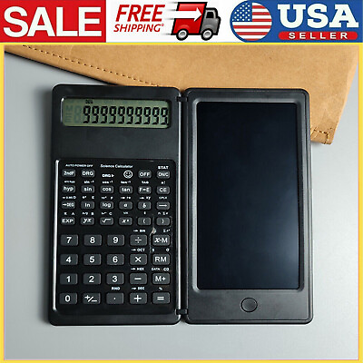 #ad 10 Digit LCD Display Engineering Scientific Calculator with Writing TabletPen $20.25