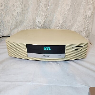 #ad BOSE WAVE RADIO II AM FM Radio Model: AWR1B1 Beige No Remote Not A CD Player $87.99