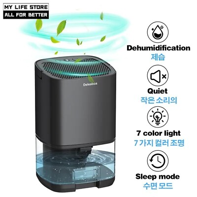 #ad Portable Dehumidifier With Basic Air Filter 2 in 1 For Home For Room $161.58