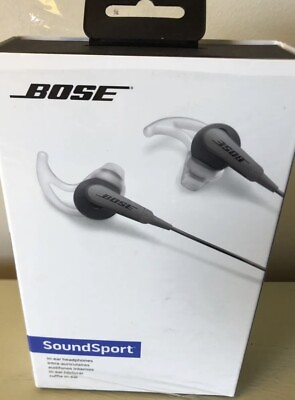 #ad BRAND NEW Bose SoundSport IE In Ear Headphones Charcoal Black 741776 0140 $299.00