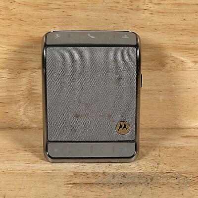 #ad Motorola Roadster 2 TZ710 Gray Wireless Bluetooth Portable In Car Speaker Phone $24.99