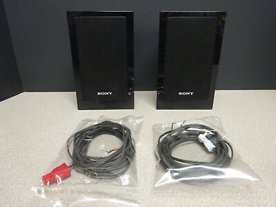 #ad Sony Speaker Satellite Surround Sound Model SS TS102 FRONT R amp; L with Wires $21.99