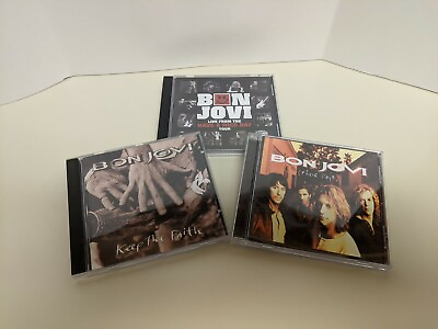 #ad Bon Jovi 3 CD Bundle quot;Keep The Faithquot; quot;These Daysquot; and LIVE from THAND Tour $19.00