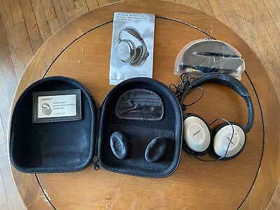 #ad Bose QuietComfort 2 Headphones Silver TESTED $79.99