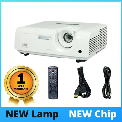 #ad Mitsubishi XD250U DLP Projector NEW Lamp NEW Chip 2700 Lm HDMI w Accessories $155.30