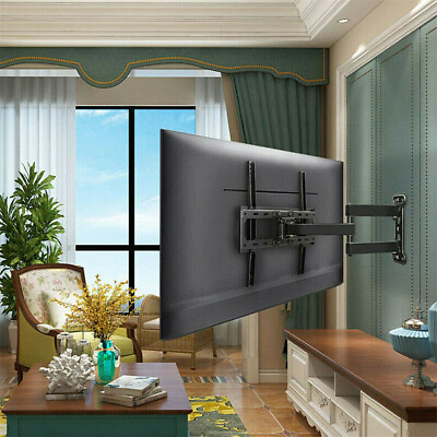 #ad Long Arm TV Wall Mount Bracket Corner Full Motion Swivel for 26quot; 55quot; LCD 66 LBS $33.93