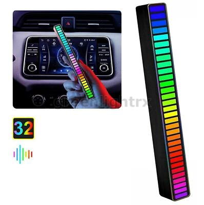 #ad RGB LED Car Atmosphere Strip Light Bar Music Sync Sound Control Rhythm Lamp US $9.99