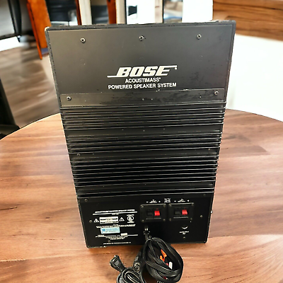 #ad BOSE Acoustimass Model 2683 Powered Speaker System Subwoofer Black Works $150.00