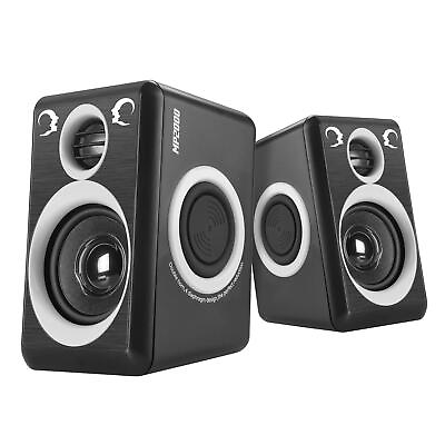 #ad Computer Speakers with Surround Sound 2.0CH USB Wired Powered Multimedia Spea... $32.77
