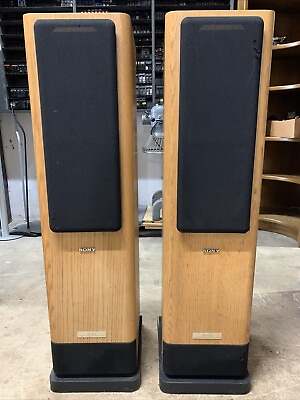 #ad Vintage Rare 1989 SONY SS TL5 Tower Speakers ***Made In USA *** $249.95