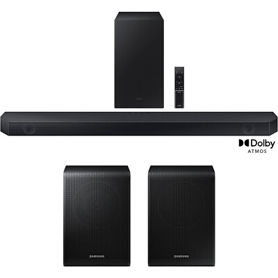 #ad Samsung 3.1ch Soundbar amp; Subwoofer w Dolby Atmos Wireless Surround Speakers $497.99