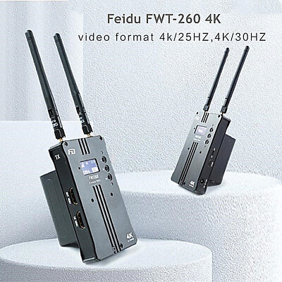 #ad Feidu FD FWT 260 4K 800ft HDMI Wireless Video Transmission Transmitter Receiver $255.55