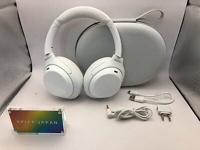 #ad SONY Wireless Noise Canceling Headphones WH 1000XM4 Silent White Limited Color $300.43