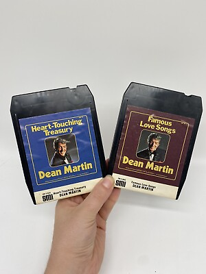 #ad Dean Martin 8 Track Stereo Tapes 1980’s Love Songs amp; Heart Touching untested C $12.00
