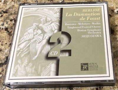 #ad BERLIOZ: LA DAMNATION DE FAUST BOSTON SO SEIJI OZAWA 1997 2 CD BOX SET $12.99