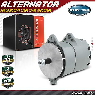 #ad Alternator for Volvo G740 G740B G740VHP G746B G780 G780B 100A 24V Bi Directional $187.99