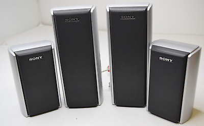 #ad Sony Surround Sound Speakers Wired 2 SS TS51 amp; 2 SS TS52 Tested $33.99