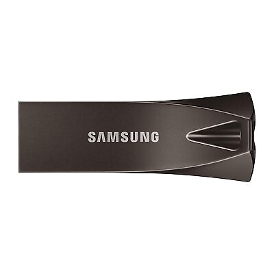 #ad Samsung Bar Plus 256Gb 400Mb S Usb 3.1 Flash Drive Titan Gray Muf 256Be4 Am $45.39