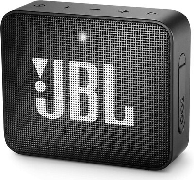 #ad JBL GO2 Waterproof Ultra Portable Bluetooth Speaker Black $45.00