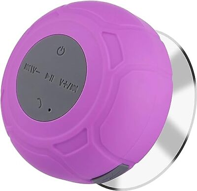 #ad Bluetooth Shower Speaker Waterproof Wireless Speaker w Suction Cup for Bathroom $19.50