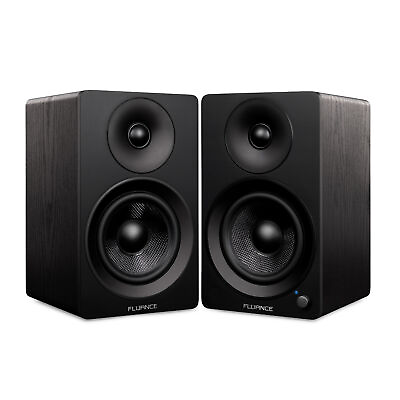 #ad Fluance Powered 5#x27;#x27; Stereo Bookshelf Speakers for Turntable TV PC amp; Bluetooth 5 $249.99