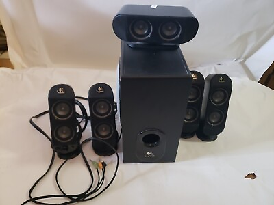 #ad #ad Logitech X 530 5.1 Channel Surround Sound PC Computer Speaker System $159.99