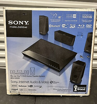 #ad Sony BDV E3100 Blu ray Disc DVD 5.1 Channel 3D Home Theater System Brand New $425.00