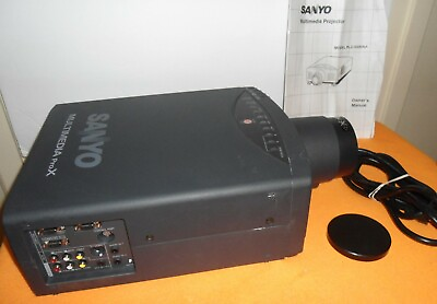 #ad Sanyo Multimedia ProX PLC 5500NA 3 LCD Projector Lightly UsedWorks Great $189.99