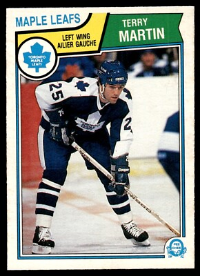 #ad 1983 84 O Pee Chee Terry Martin Toronto Maple Leafs #336 $1.00