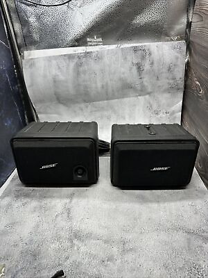 #ad Bose Lifestyle Powered Speaker System Set of 2 Left and Right Speakers Black $85.45