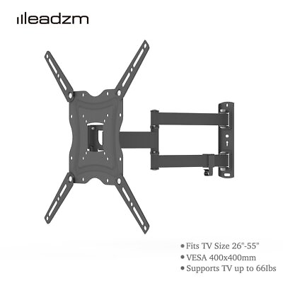 #ad Universal Full Motion TV Wall Mount for 26quot; 55quot; For Samsung LG Sony Screen $35.99