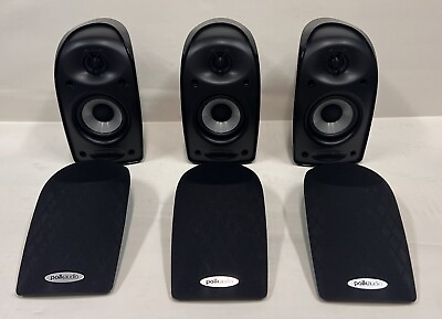 #ad Set Of 3 Polk Audio TL1 Surround Sound Speakers $80.00