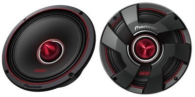 #ad Pioneer TS M801PRO 700 Watt Pro Series 8quot; Mid Bass Mid Range Drivers Speakers $149.00