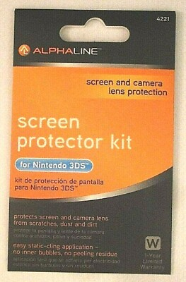 #ad Alphaline Screen Protector Kit For Nintendo 3DS #4221 $3.49