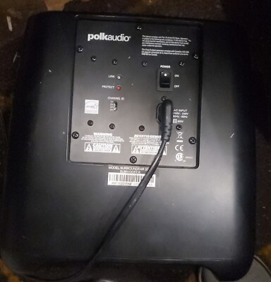 #ad Polk Audio 3000 Subwoofer Base Speaker with Power Cable $50.00