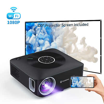#ad VANKYO 4K Projector Native 1080P LED 5G WiFi Video Home Theater Cinema HDMI USB $46.59