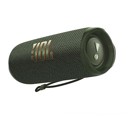 #ad JBL Flip 6 Green Portable Bluetooth Speaker Open Box Box Damage $84.97