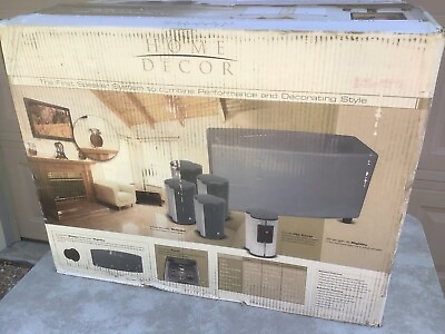 #ad Home Decor 5.1 6 Speaker System Designer Home Theater Surround Sound NEW $79.99