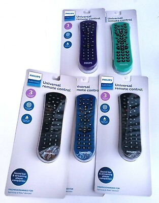 #ad Genuine Philips Universal Remote Control Sound Bar amp; Streaming Player 5 Pack $26.98