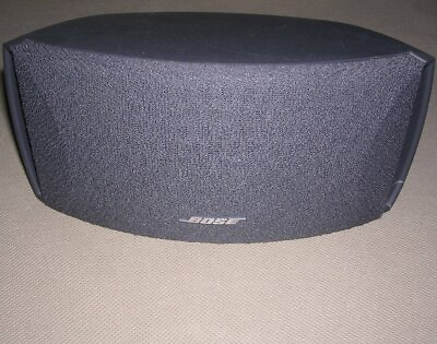 #ad Single 1 Bose Speaker Satellite Gray Black from AV3 2 1 Media Center NO CABLE $12.87