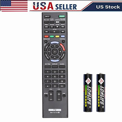 #ad Sony Remote Control Model Number RM YD103 YD102 For SONY BRAVIA LED TV $7.98