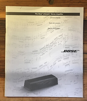 #ad Bose LifestyleAmplifier User Owners Manual *Original* $19.97
