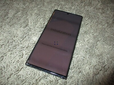 #ad Samsung Galaxy Note 10 Black Cell Phone SM N970U Verizon Small Break Good LCD $129.99