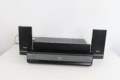 #ad Sony BDV E300 Blu Ray DVD Home Theatre System 2 Speakers Sound Bar No Remote $129.95