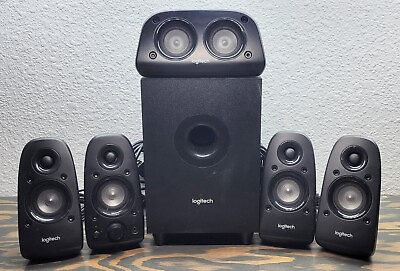 #ad Logitech Z506 Surround Sound Home Theater 5.1 Speaker System Working $79.99