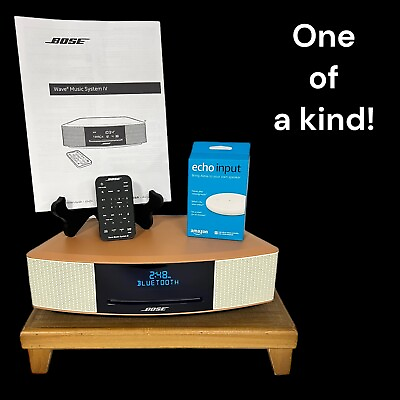 #ad ✅ MINT Bose Wave Music System IV w. ALEXA amp; BT Custom Terracotta Cream Finish $649.95