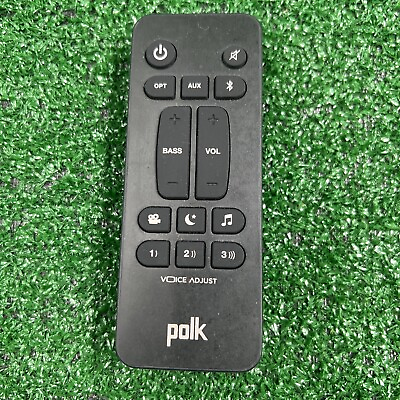 #ad Genuine Polk Audio OEM Voice Adjust Remote Control Black $22.50